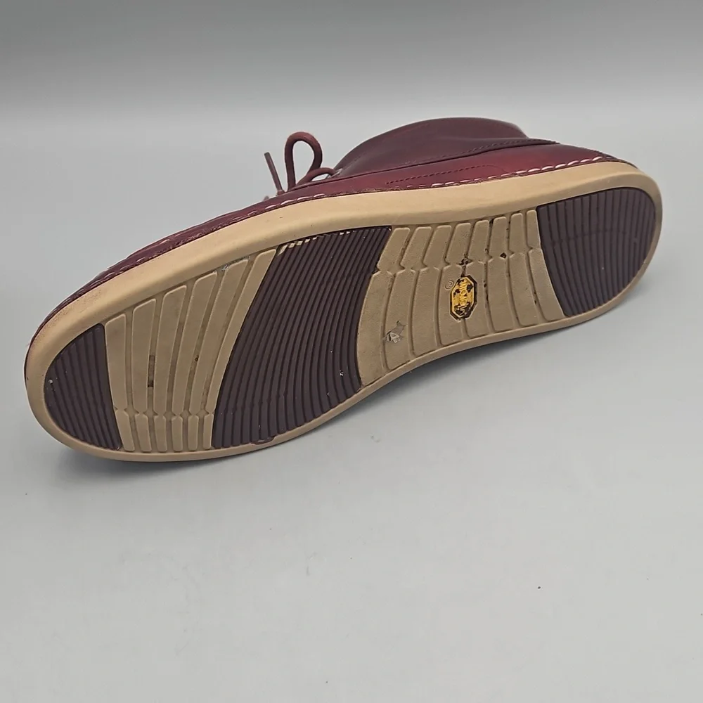 UGG Australia Men’s Burgundy Leather Chukka Boots size 10
